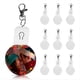 thumbnail image 1 of 10 Piezas de Llaveros de Sublimación en A Granel con Transferencia Iluminada por LED, Manualidades de Bricolaje con Llaveros para Fotos Redondas, 1 of 5