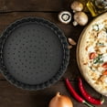 thumbnail image 3 of Household Thicken Non-Stick Carbon Steel Pizza Mold Baking Pan Tray Kitchen Baking Tools(S (5in) ), 3 of 9