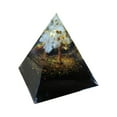 thumbnail image 2 of IPEWLEX Pyramid Orgonite Healing Crystals Pyramid With Positive Energy - Elegant Office Desk Ornament with Sparkling Crystal Tower Design - Perfect Gift Idea, 2 of 6