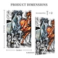 thumbnail image 5 of Kll Four Running Horses Wall Plate,Gloss Finish,Standard Size 1 - 5" X 3", Polycarbonate Thermoplastic,Electric Receptacle Plug Covers, 5 of 8