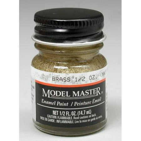 Brass Enamel - BRASS 1/2 oz Enamel Paint Bottle by Testor Corp.