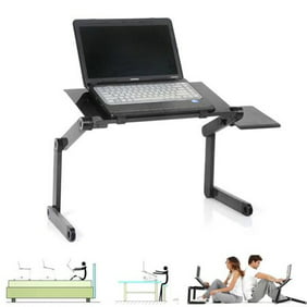 Foldable Laptop Stand With Built In Cooling Fans And Mouse Pad