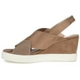 thumbnail image 2 of Journee Womens Ronnie Wedge Heel Slip On Sandals, 2 of 8