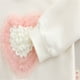 thumbnail image 5 of Odeerbi 1-7 Años Niñas Día de San Valentín Trajes de Algodón de Manga Larga Sudadera Jeans Conjunto de Dos Piezas Holgada Cintura Elástica Pantalones de Mezclilla, 5 of 6