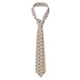 thumbnail image 1 of Balery Colorful Donuts Corbata Clásica de Seda para Hombre, Corbata Tejida Jacquard, Corbatas Formales para Negocios y Bodas, 1 of 7