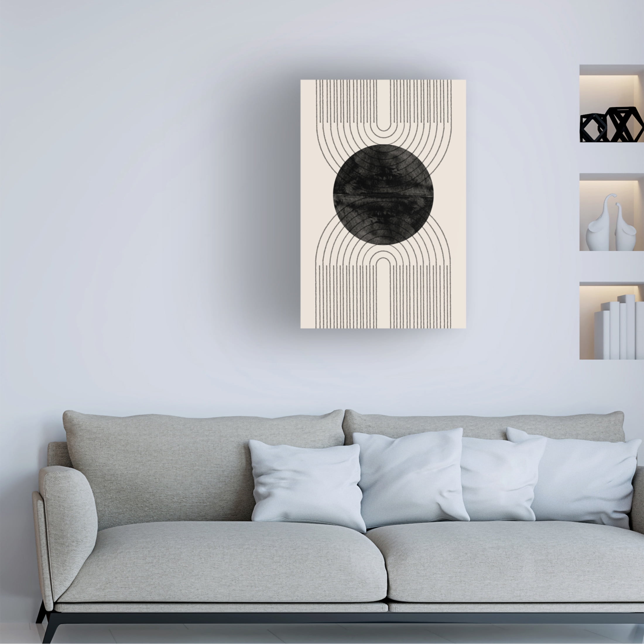 Trademark Fine Art THE MIUUS STUDIO Arch Composition No3 Canvas Wall Art