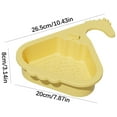 thumbnail image 3 of Faucet Hanging Filter Basket, Kitchen Sink Drain Basket Swan, Kitchen Sink Drain Strainer Basket, Corner Sink Strainer for Kitchen Sink Food Catcher Filter,Yellow, 3 of 9