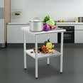 thumbnail image 2 of ROVSUN Stainless Steel Table for Prep & Work 24'' x 24'', 2 of 7