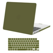 Mosiso Case for MacBook Pro 14 inch Case 2024-2021 M4 M3 M2 M1 A3112 A3185 A3401 A2918 A2992 A2779 A2442 Pro Max Chip, Plastic Hard Cover Shell   Keyboard Cover, Capulet Olive