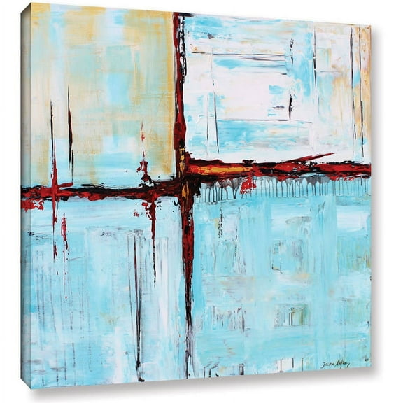 ArtWall Jolina Anthony "Winterpane" Gallery-Wrapped Canvas