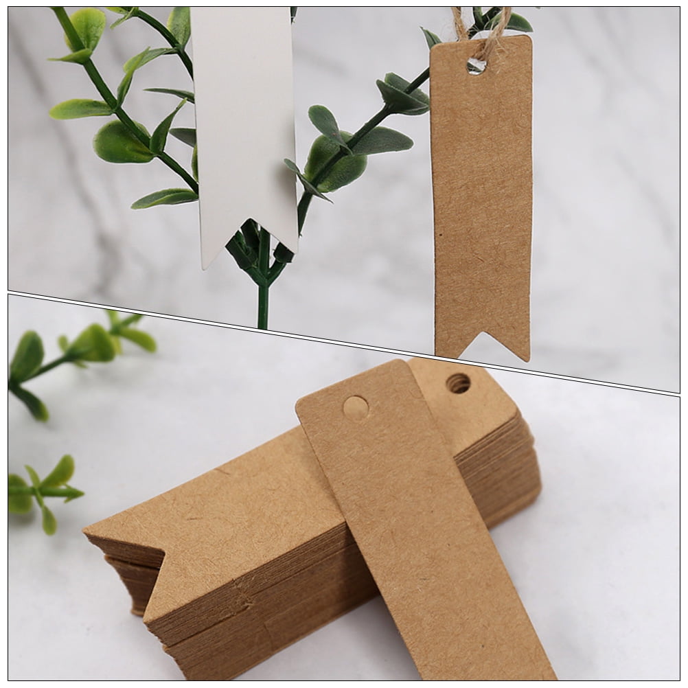 IDEANATEGRATE Blank Word Cards Assorted Color Paper for Decor and Jewelry 200Pcs