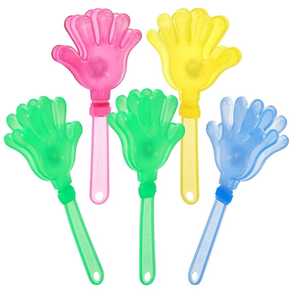 LIFKOME 5Pcs Maker Led Clapping Hands for Carnivals and Festivals Bright Color