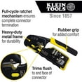 thumbnail image 3 of TOOLS A-VDV226-110 Pass Thru RJ45 Racheting Compact Crimp Tool, Yellow/Black, 3 of 8