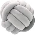 thumbnail image 1 of Nudo Almohada Bola Cojín Redondo, Decoración Anudada Cojín Cojín De Piso Hogar, Peluche Relleno Nudo Bola Almohada Coche Sofá Lumbar Cojín Decoración Niños Juguete Fokelyi CZJJ-ZC31-10, 1 of 9