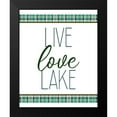 thumbnail image 2 of Kimberly, Allen 12x14 Black Modern Framed Museum Art Print Titled - To the Lake 2, 2 of 5