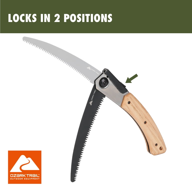Ozark Trail Folding Camping Saw, 17-Inch, Hickory Handle photo 4