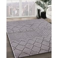 thumbnail image 2 of Ahgly Company Indoor Square Mid-Century Modern Dark Gray Oriental Area Rugs, 8' Square, 2 of 6