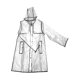 thumbnail image 2 of Impermeable Transparente Poncho Impermeable Reutilizable Abrigo de Lluvia con Capucha EVA Portátil Ligero Adecuado para Adultos Festivales Viajes, 2 of 8
