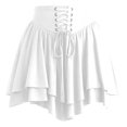 thumbnail image 3 of Rggeeun Halloween Costumes for Women Renaissance Corset Halloween Costumes Layered Ruffle A Line Skirt Party Night Stylish,Blue,M, 3 of 5