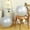 Silver, variant on Efavormart 5 Pack Large Off White Biodegradable Balloons, Eco-friendly Thickened Extra Strong Latex Helium Party Balloons - 36"