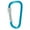 Blue, variant on West Coast Paracord Locking Metal Carabiners - Multiple Colors and Pack Sizes