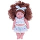 thumbnail image 1 of Figura de muñeca de juguete para niña con pelo rizado, 30 cm, silicona, 1 of 1