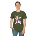 thumbnail image 6 of Unicorn Dabbing, Gildan Unisex Softstyle T-Shirt, Funny Graphic Tee, S-3XL, 6 of 6