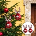 thumbnail image 4 of 2 piezas Bolas de árbol de Navidad colgante decoración Elk rojo Sunnimix Bolas colgantes de árbol, 4 of 7
