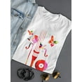 thumbnail image 3 of Symbols Of Music T-Shirt Women -Image by Shutterstock, Female Medium, 3 of 4