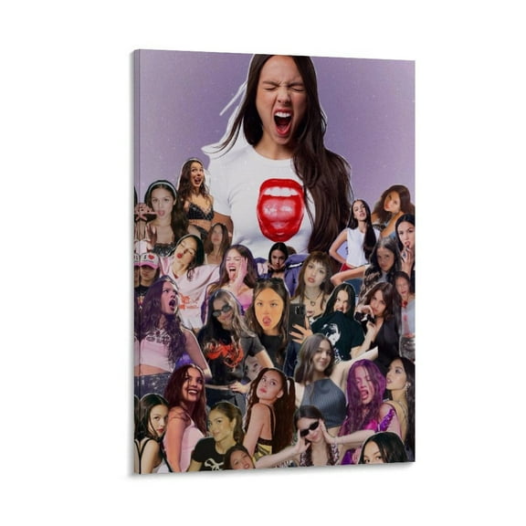 Olivia Rodrigo (76) Painting Vintage Poster Picture Print Wall Art Poster Painting Canvas Posters Artworks Gift Room Aesthetic