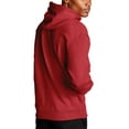thumbnail image 4 of Champion Men's and Big Men's Powerblend Fleece C Logo Pullover Hoodie, up to Size 4XL, 4 of 5