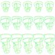thumbnail image 2 of 15pcs Bottle Holders, Hanging Saline Nets, Storage Bottle Covers, Lightweight Portable, Hospital Use, Random Color, 2 of 5