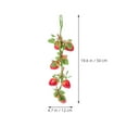 thumbnail image 4 of KAKOWELY 2 piezas de enredadera de fresa de fruta falsa, guirnalda de fresa realista, accesorio de fotografía, 4 of 4