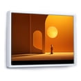 thumbnail image 2 of Designart "The Light Islam wall art II" Islamic Floater Framed Canvas Wall Art, 2 of 7