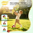 thumbnail image 3 of SaveJoy Kids Sports Toy 5-in-1, Outdoor Active Play Set with Rocket Launcher, Baseball & Toss Games, Musical Jump Toy for Ages 3-12, 3 of 9