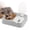 Gray, variant on Yiran Pet Food & Water Feeding Bowl, Gentleman Gray