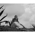 thumbnail image 2 of Vintage Photography 18x15 Black Modern Framed Museum Art Print Titled - Frida Kahlo, 2 of 4