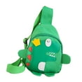 thumbnail image 4 of bolsa cruzada para niños,Bolsa de pecho de dinosaurio Mochila para niños Bolsa cruzada,Regalo de cumpleaños Bolsa para niños Bolsas para niños de dibujos animados de nailon,bolso de verde, 4 of 9