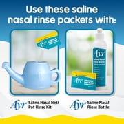 Ayr Saline Nasal Rinse Kit Ref 100 Count