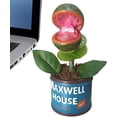 thumbnail image 2 of Plantas artificiales abandonadas en maceta, plantas realistas de piraña de imitación, plantas artificiales en maceta, resina de terror, flor de piraña, decoración de mesa para el hogar, 2 of 5