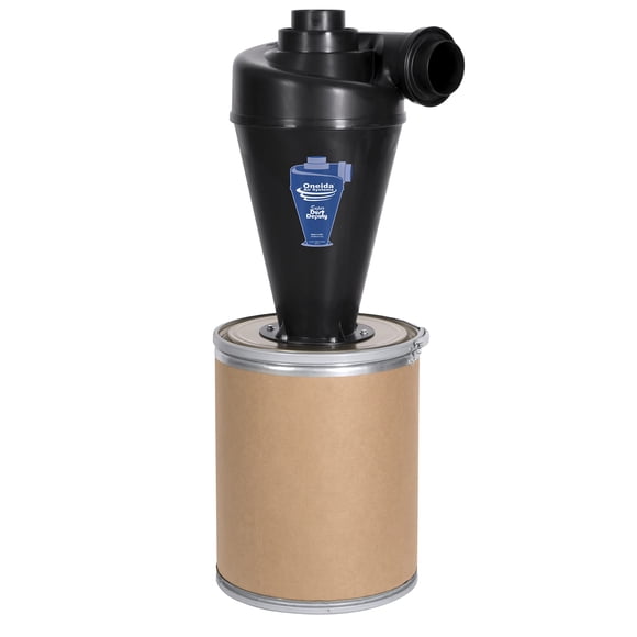 Kit Ciclon Dust Deputy Oneida Air Systems de 15 Galones Negro