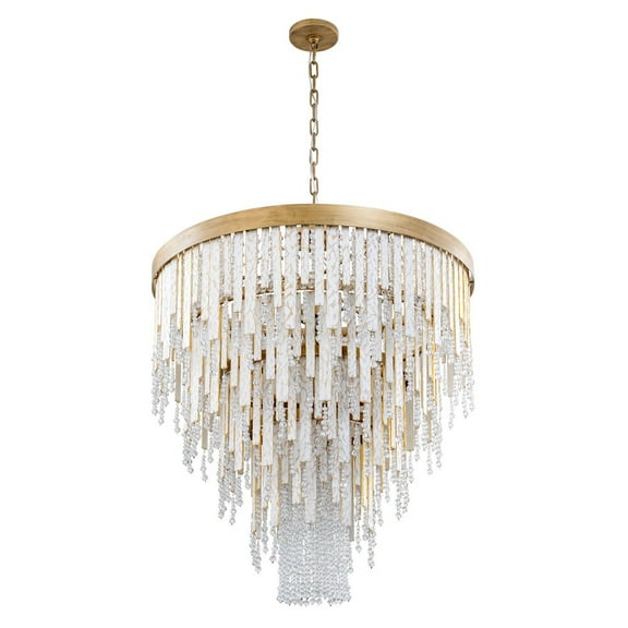 359C13HG-Varaluz Lighting-Lafayette 13-Light Chandelier in Coastal Style 39.25 Inches Tall and 30 Wide     -Traditional Installation