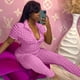 thumbnail image 2 of Mono sexy de una pieza rosa, elegante traje de lujo, ropa ajustada para verano y primavera 2023, mono de club para mujer, mono de juego, 2 of 4