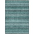 thumbnail image 2 of Addison Rugs Chantille Indoor/Outdoor Transitional Stripes Teal Washable Rectangle Rug, 10' x 14', 2 of 6