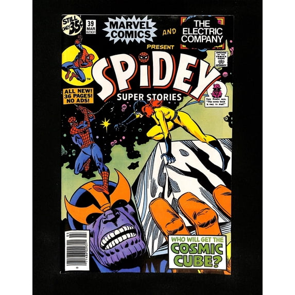 Spidey Super Stories #39 NM 9.4 Thanos Spider-Man! Comic Book