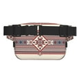 thumbnail image 3 of Honeii Fashion Tatreez Print Square Double Layer Waist Bag,Waist Belt Bag Fashion Fanny Women and Men,For Travel Running Hiking Walking, 3 of 9