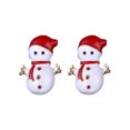 thumbnail image 1 of Fiudx Pendientes Navideños de Moda para Mujer Pendientes de Papá Noel, 1 of 2