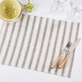 thumbnail image 5 of Classic Striped Pure Linen Placemat (Set of 4), 5 of 5