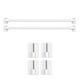 thumbnail image 1 of Barra de cortina de ventana extensible con ganchos autoadhesivos., 1 of 6