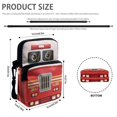 thumbnail image 6 of FUIALDOLG Crossbody Bag for Work, 2 Layer with Front Pocket Crossbody Purse for Girls Cartoon Fire Truck Print Design Crossbody Bags, 6 of 7